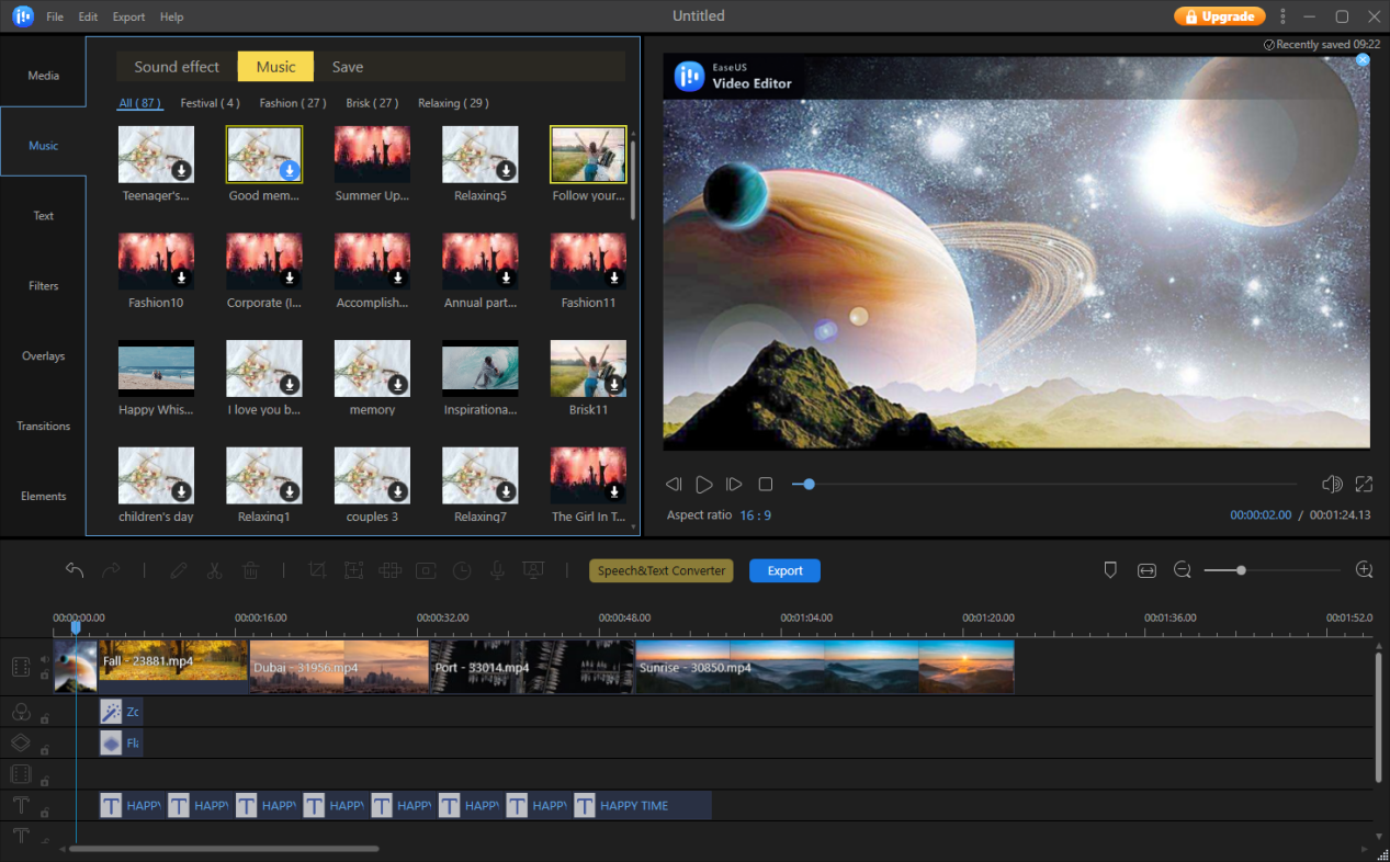 EaseUS Video Editor