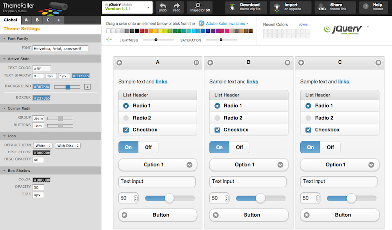 jQuery Mobile