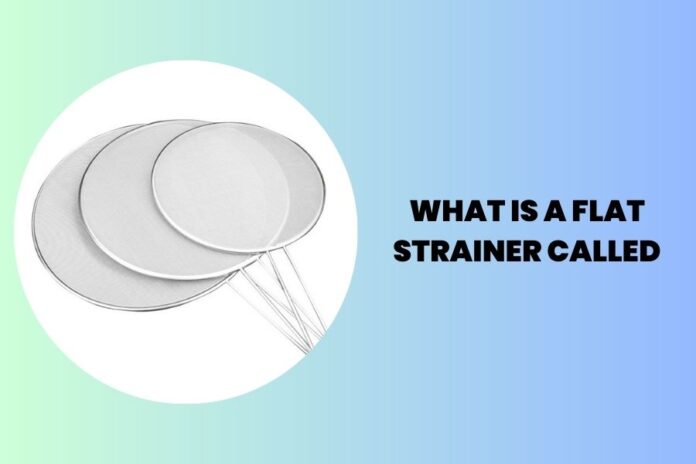 What is a Flat Strainer Called